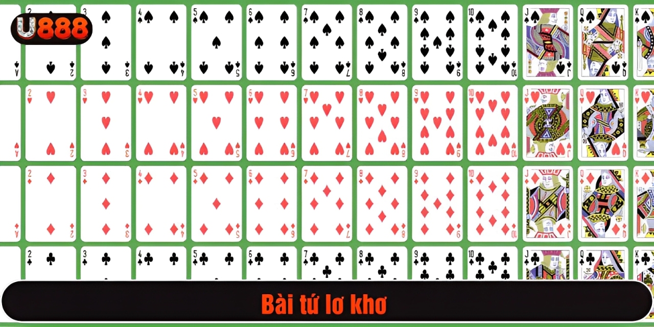 Bộ bài tứ lơ khơ đòi hỏi người chơi phải tư duy và tính toán kỹ lưỡng