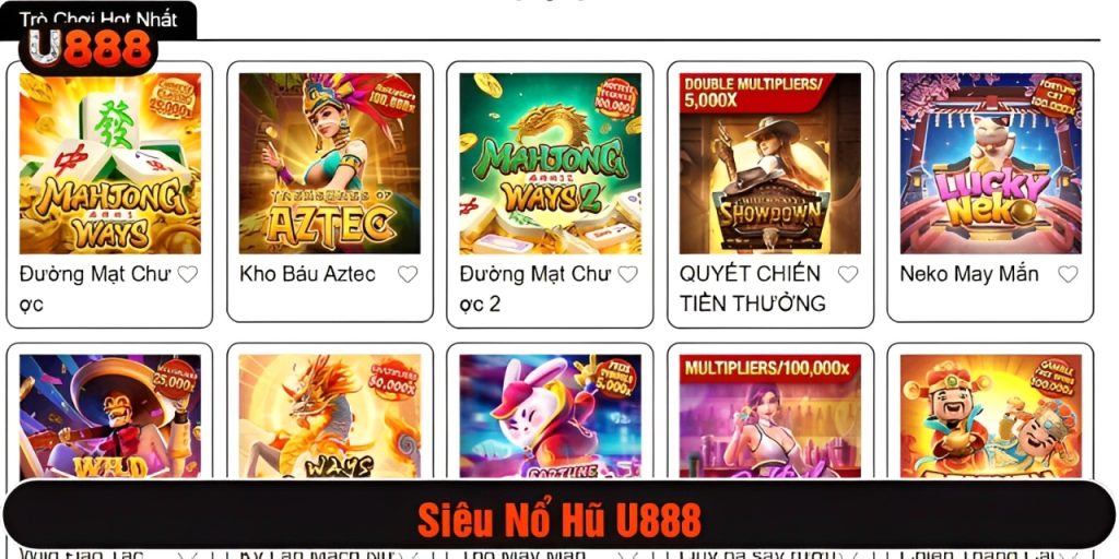 Kho game phong phú, cập nhật liên tục