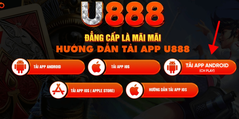 Chọn tải app Android (CH PLAY)