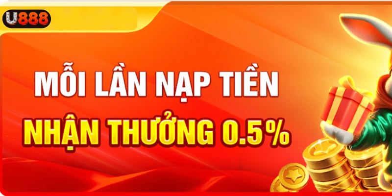 Hoàn tiền không giới hạn mỗi lần nạp