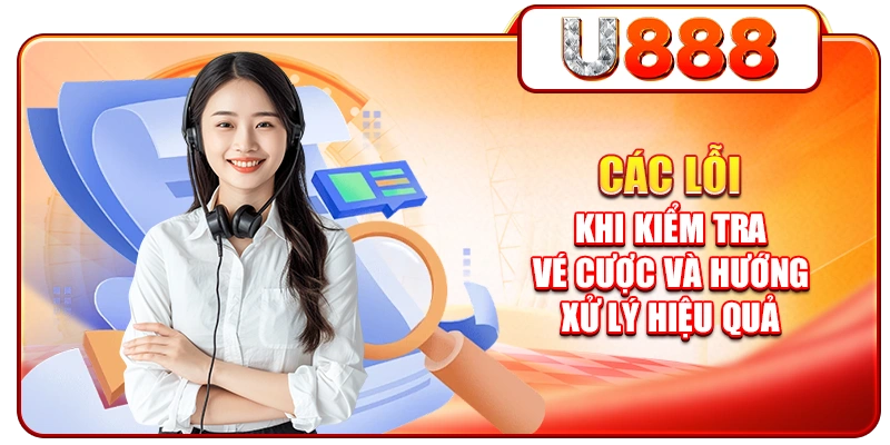 Các lỗi khi kiểm tra vé cược và hướng xử lý hiệu quả