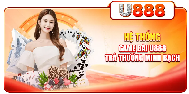 Hệ thống game bài U888 trả thưởng minh bạch