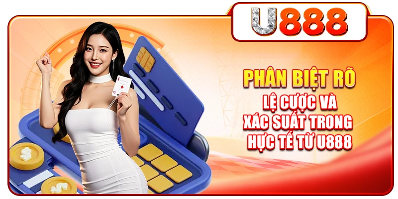 Phân biệt rõ tỷ lệ cược và xác suất trong thực tế từ U888