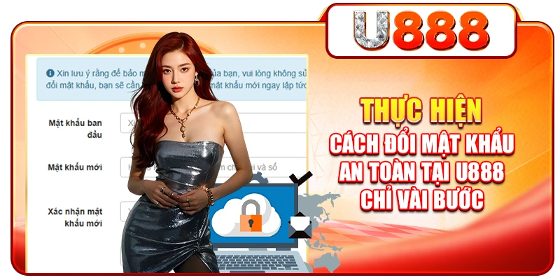 Thực hiện cách đổi mật khẩu an toàn tại U888 chỉ vài bước